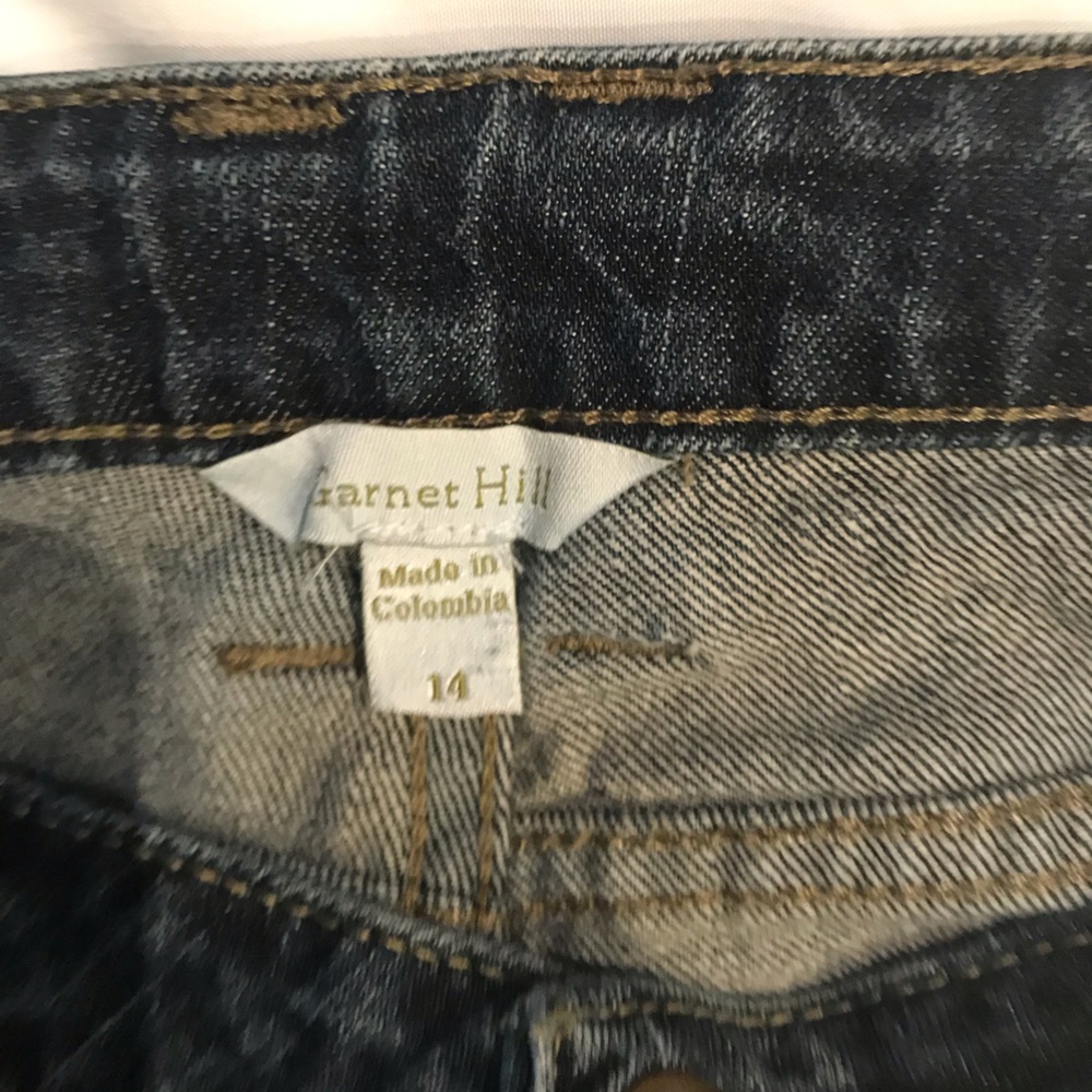 Garnet hill blue jeans